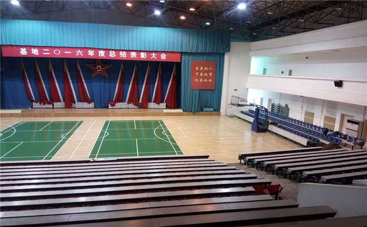 歐氏指接板風雨操場運動地板板式龍骨結構