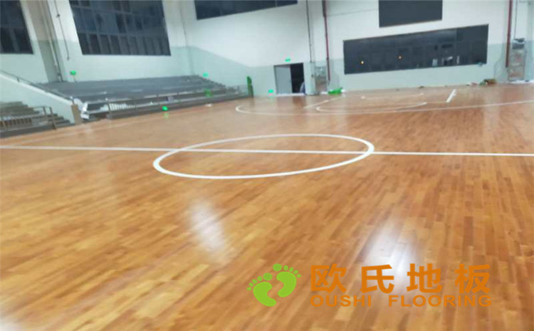 長沙縣湘龍街道石子高沙社區(qū)長沙軌道交通水渡河車輛段體育館木地板案例-歐氏運(yùn)動(dòng)木地板廠家