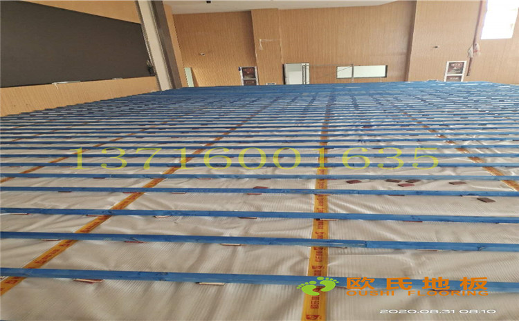 徐州市大馬路小學(xué)九龍湖分校禮堂舞臺(tái)木地板項(xiàng)目-歐氏運(yùn)動(dòng)木地板廠家